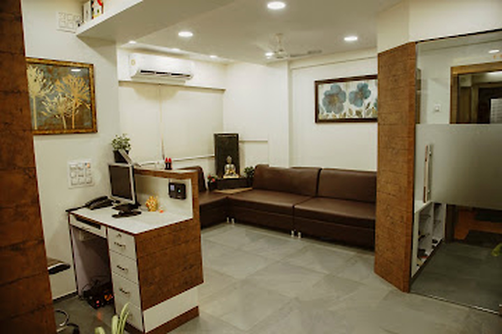 Caitanya Healing waiting lounge